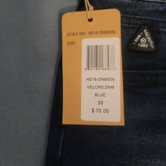 DNM Collection Men's Size 36 Denim Slim Fit Jeans - Picture 8 of 15